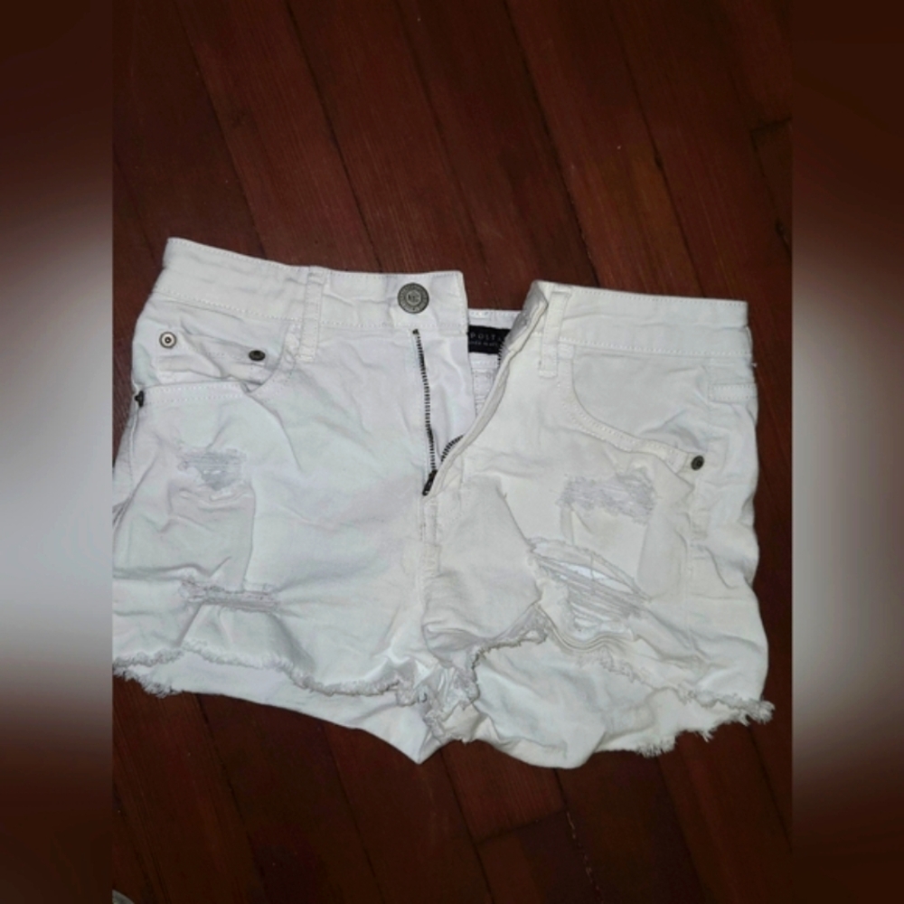 Aeropostale White Denim Shorts